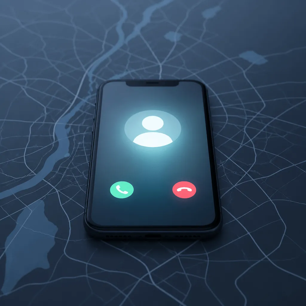 Symbolbild zur Vorwahl 0431 Deutschland: Smartphone mit eingehendem Anruf und regionaler Kennzeichnung