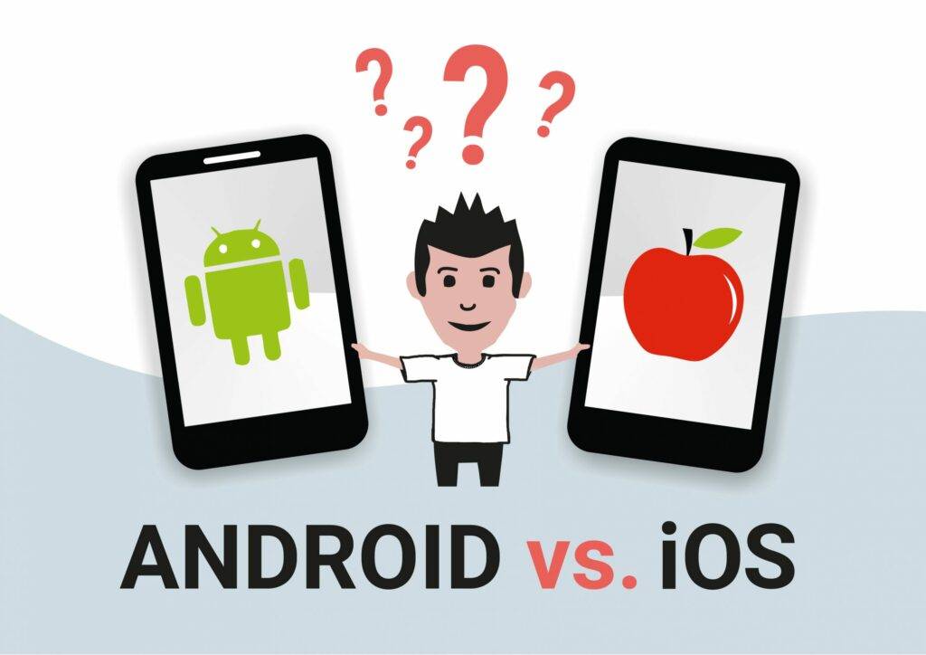 Grafik Android vs Apple
