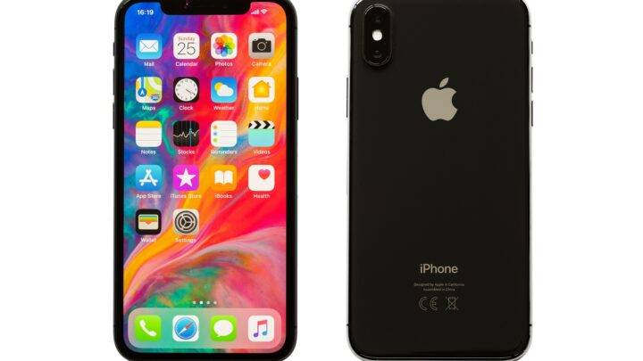 iPhone X vor und Rückseite