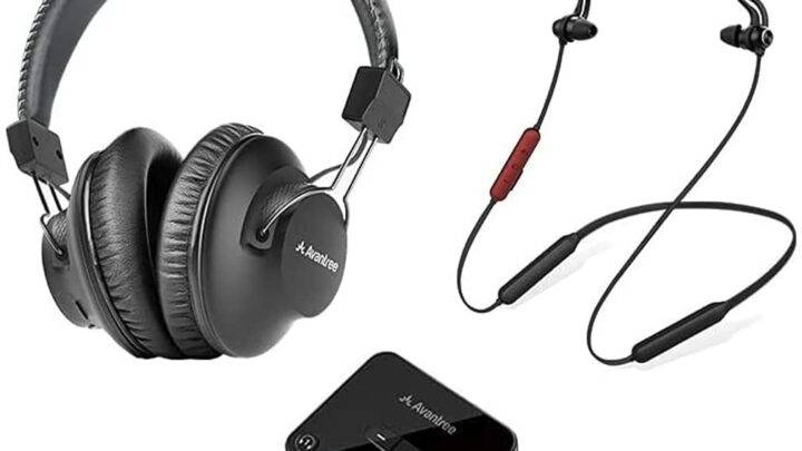 Avantree D416 Dual Bluetooth Kopfhörer in schwarz