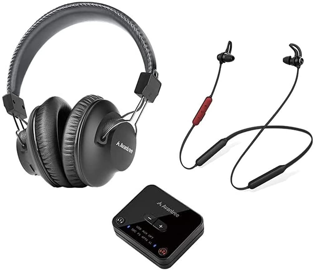 Avantree D416 Dual Bluetooth Kopfhörer in schwarz