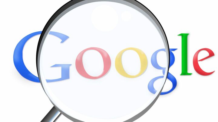 Google Logo Vergrößerungsglas