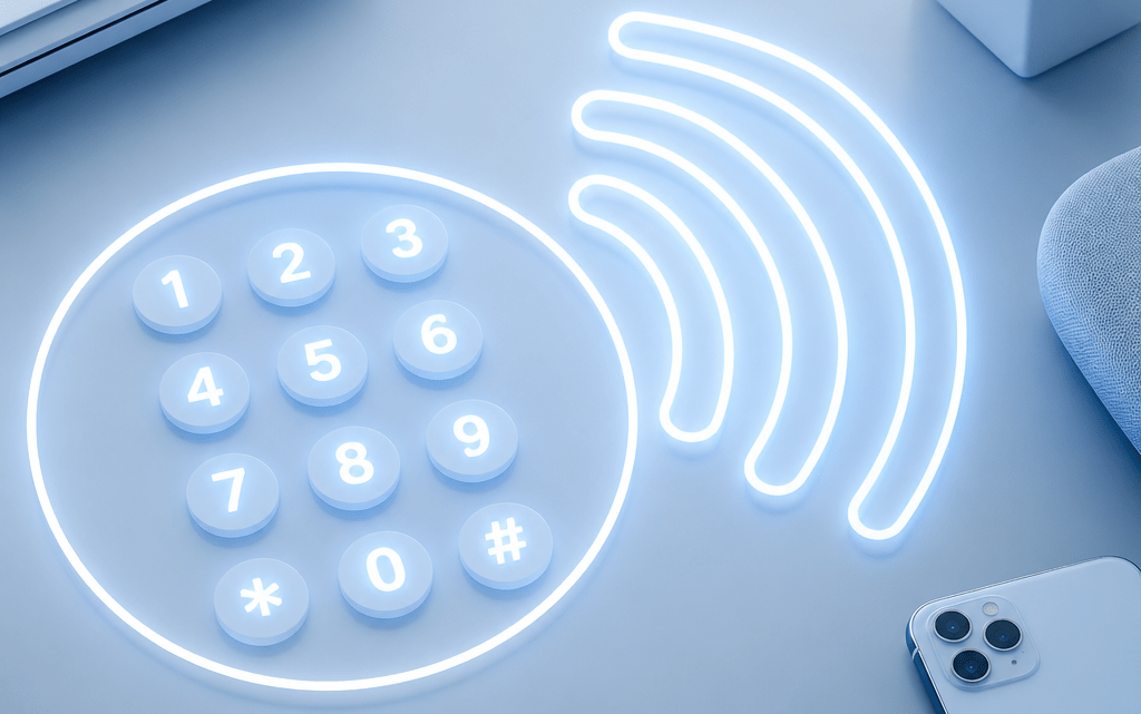 Symbolbild: Zahlenfolge 0201 zwischen Telefonvorwahl und Bluetooth-Verwechslung