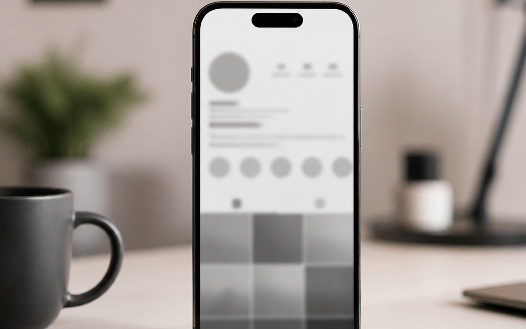 Symbolbild: Instagram vorübergehend deaktivieren mit ausgeblendetem Smartphone-Profil